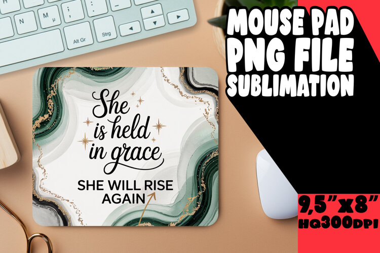 Bright MOUSE PAD Inspirational Design, Religious example image 1