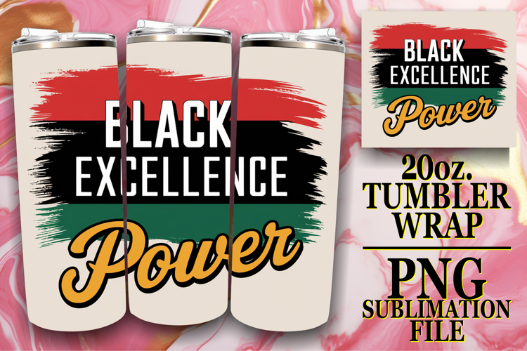 Bright Reflections 20oz tumbler wrap, Juneteenth