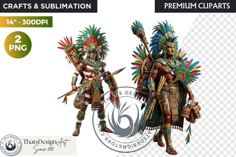 Aztec Deities Pantheon Cliparts | Ancient Mythology gods PNG