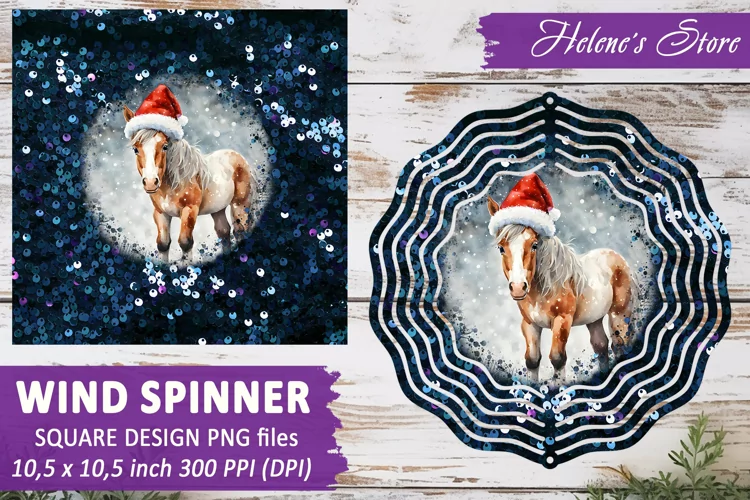Baby Horse Wind Spinner|Wind spinner sublimation design