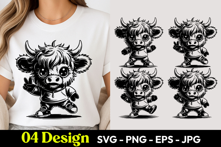Baby Cow Svg Image 13