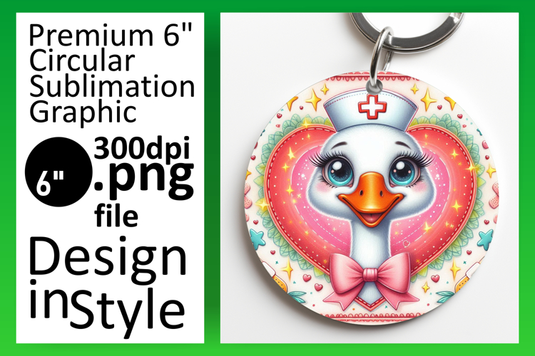 Artistic Circle Design Car Coaster , Goose