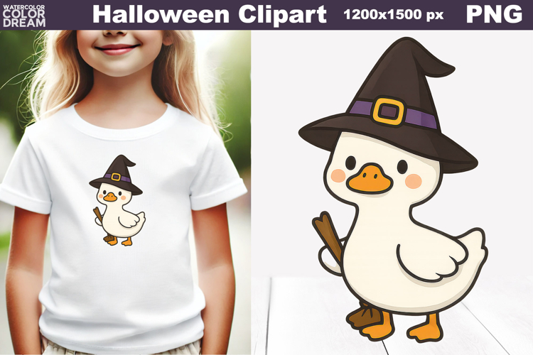 Cartoon Witch Broom Clipart Image 24