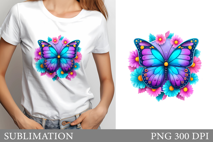 Watercolor Butterfly Clipart Image 7