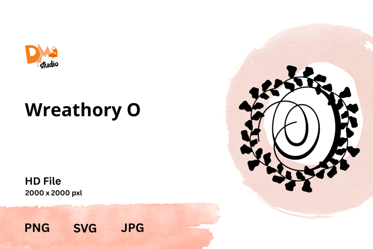 Wreath Monogram SVGs Image 5