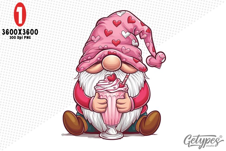 Valentine Gnome Clipart Image 8