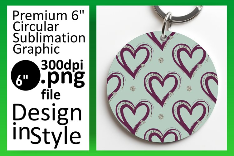 Vibrant Circle Design Car Coaster PNG , Heart