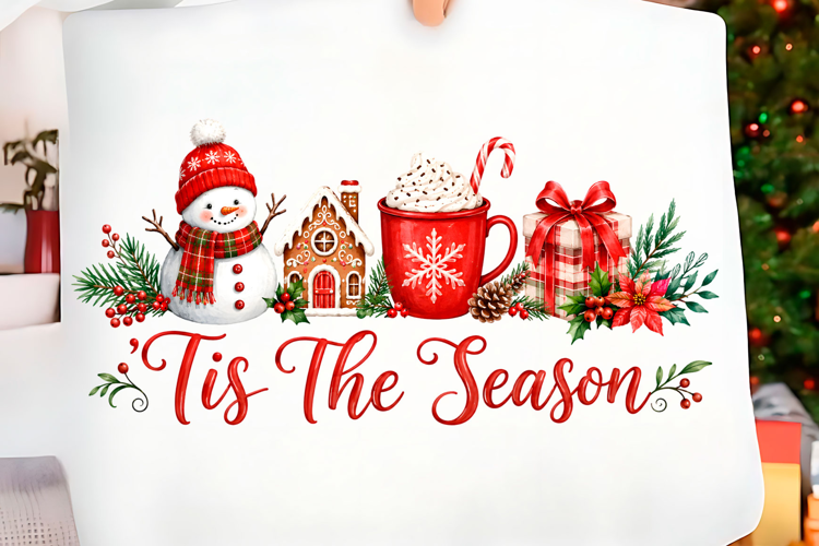 Tis the Season Cozy Christmas PNG
