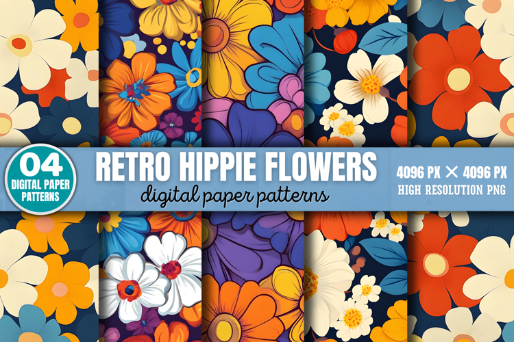 70s Hippie Background Image 16