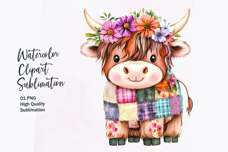 Highland Cow Clipart Image 6
