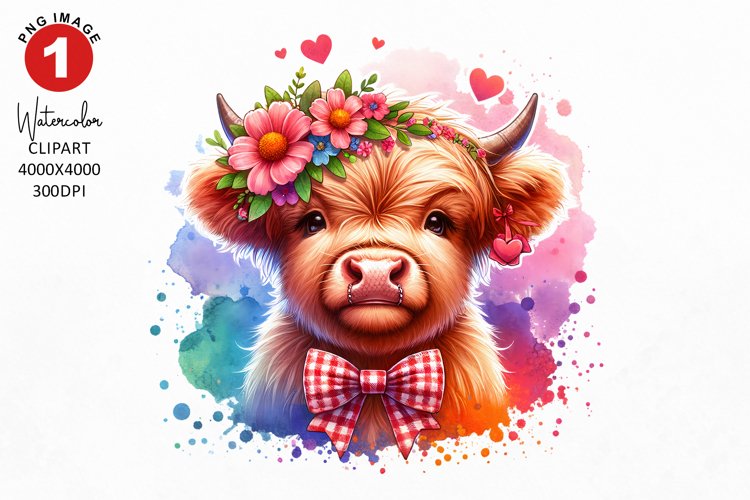 Highland Cow Clipart Image 19