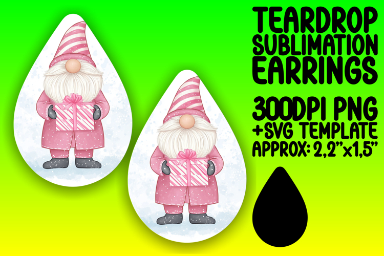 Stylish Teardrop Design for DIY , Gnome