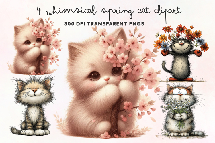 Cute Cat Clipart  Image 5