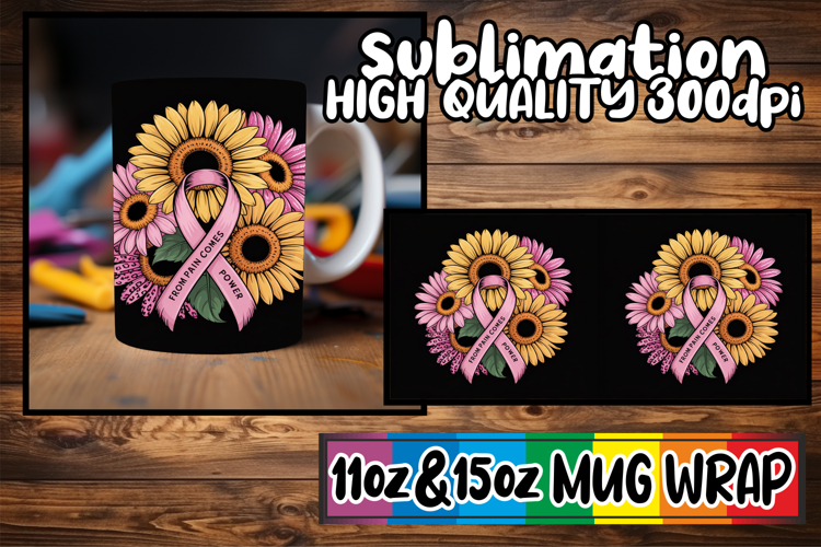 Breast Cancer Sublimation Design Image 6