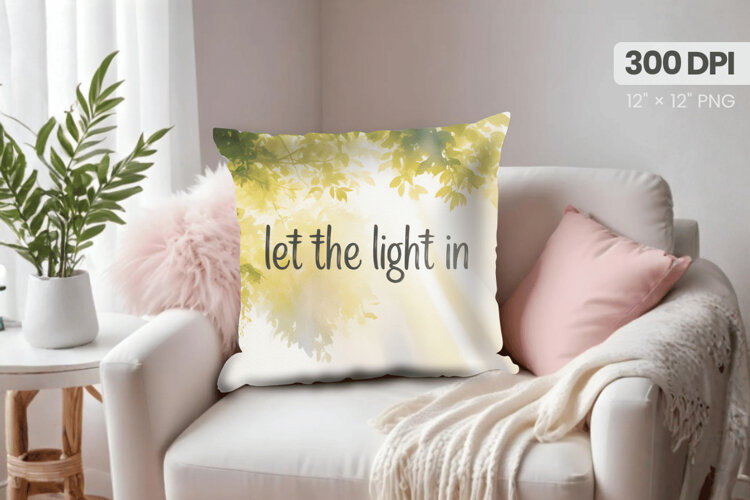 Inspirational Quotes Pillow PNG Motivational PNG Sublimation example image 1