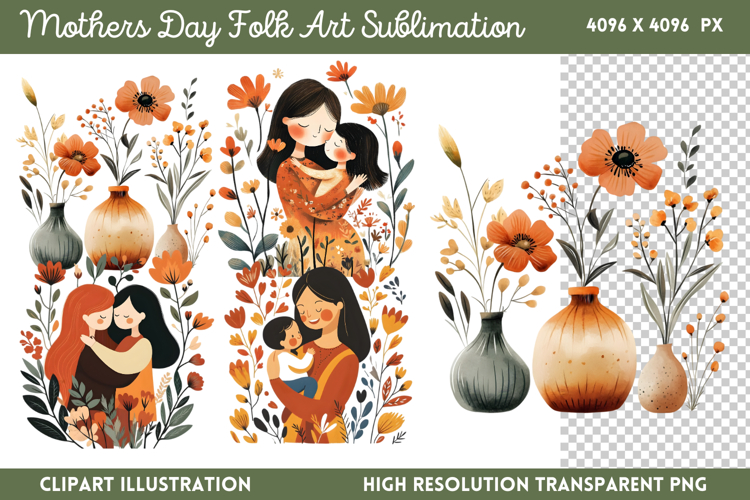 Mother's Day Sublimation Designs
