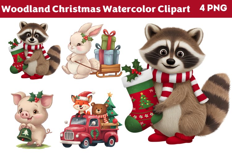 Boho Christmas Clipart Image 2