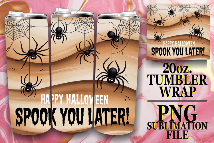 Cozy Moments 20oz tumbler wrap, Halloween