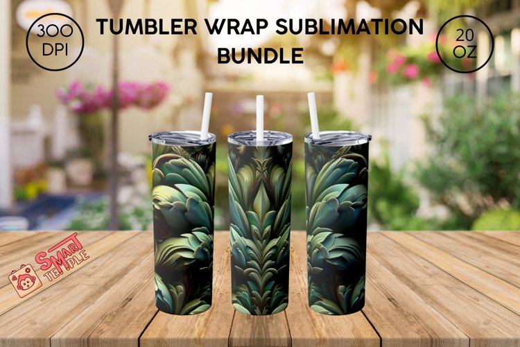 20 Oz Sublimation Tumbler Wrap Image 14