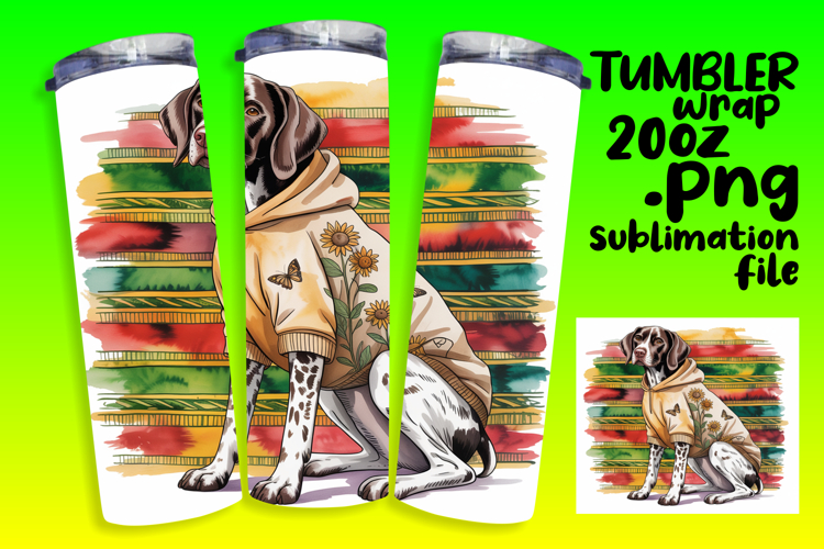 Watercolor Cute Owl Tumbler Wrap 20oz