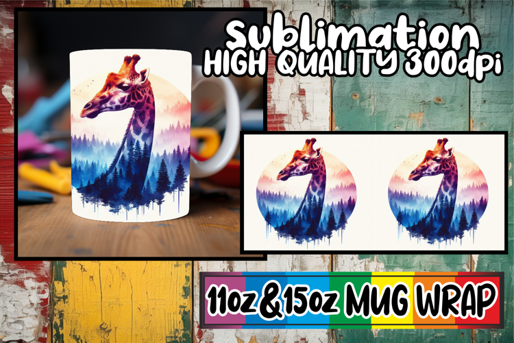 Blissful nights sublimation print wrap, Animals Art