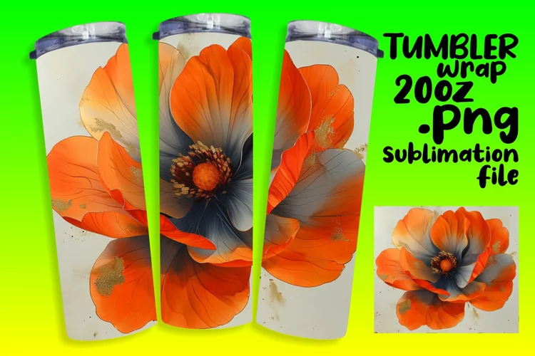 Spring Blossom Bliss: Sublimated Tumbler Art