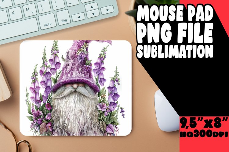 Enchanting Spring Gnome Mouse Pad Series
