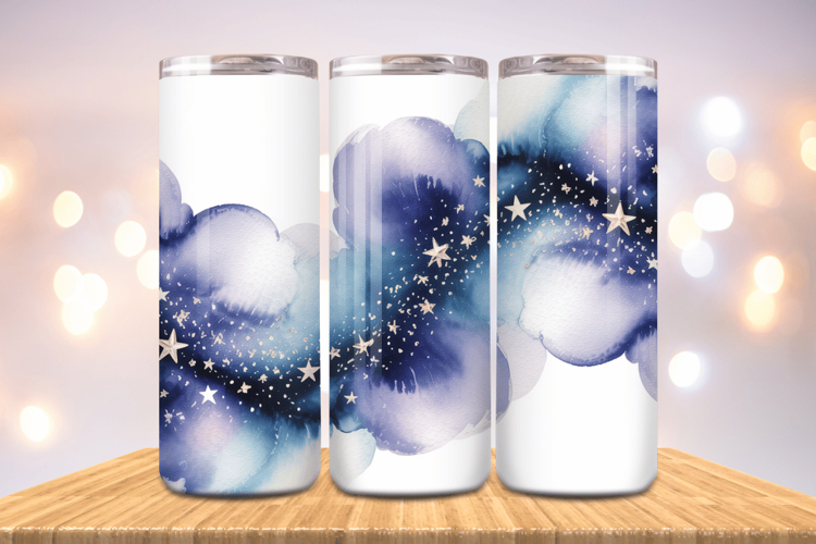 Festive Happy New Year Tumbler Wrap 2026: 20oz Skinny Tumble