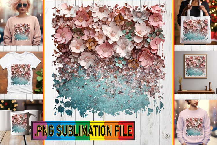 Vibrant Leopard   Blossom Sublimation Brilliance Patterns -