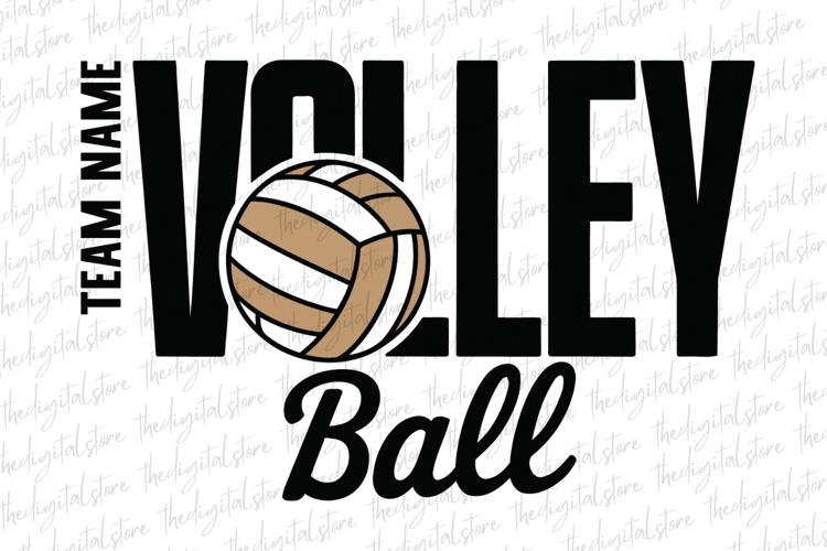 Volleyball Silhouette Image 7