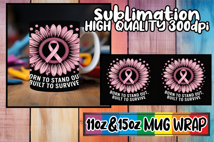 Breast Cancer Sublimation Design Image 4