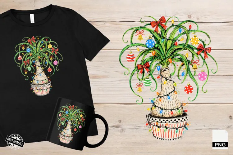 Christmas Houseplants PNG