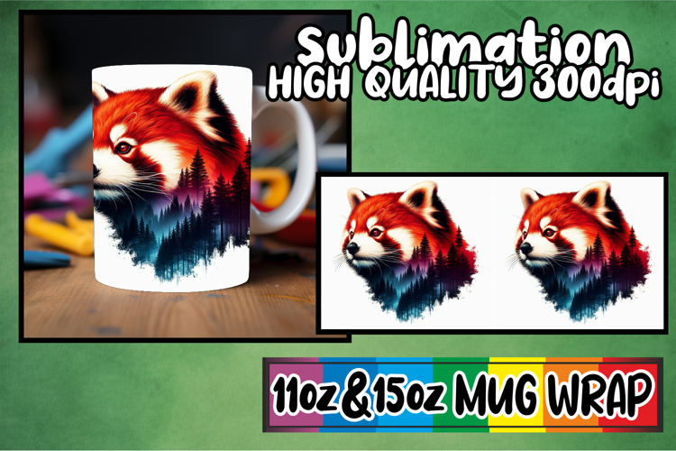 Vibrant souls sublimation print wrap, Animals Art