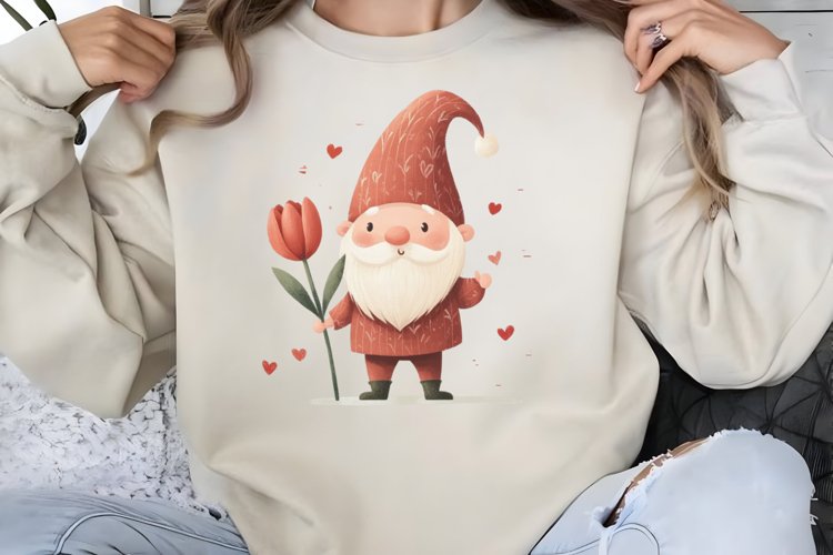 Cute Watercolor Valentines Day Clipart PNG