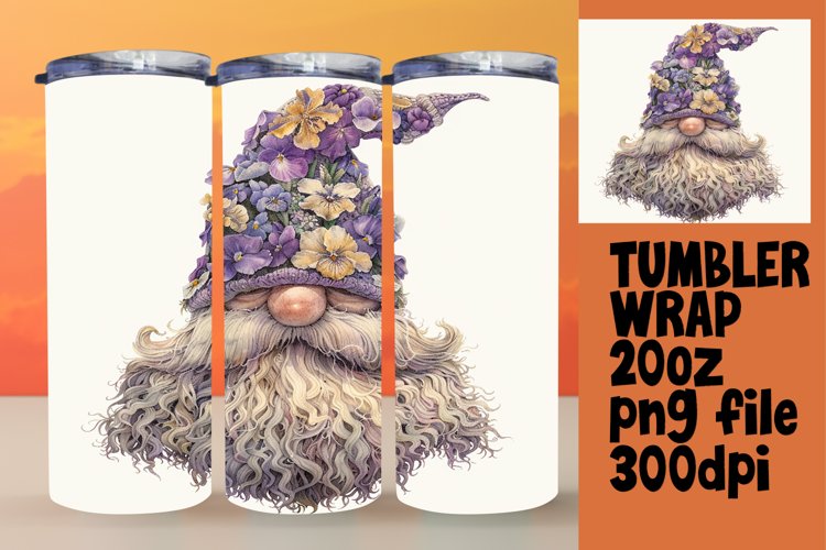 Serene Gnome Springtime Tumbler Assortment