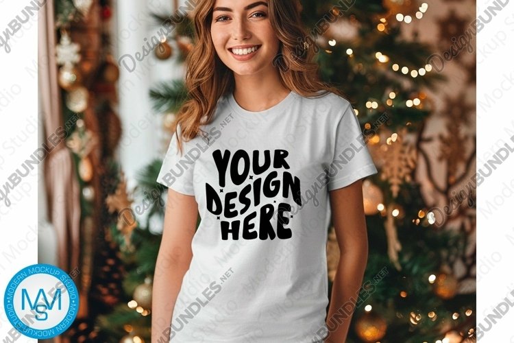 White Tshirt Mockup Image 2