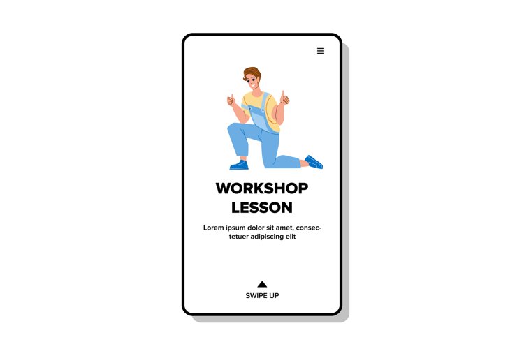 Workshop lesson vector (2235657)
