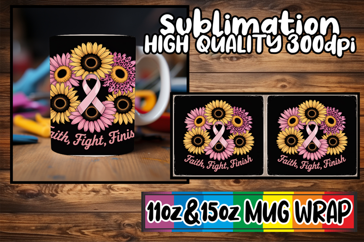 Breast Cancer Sublimation Design Image 2