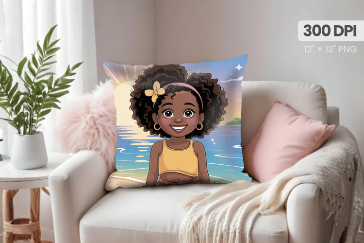 Black Girl Afro Png Image 11