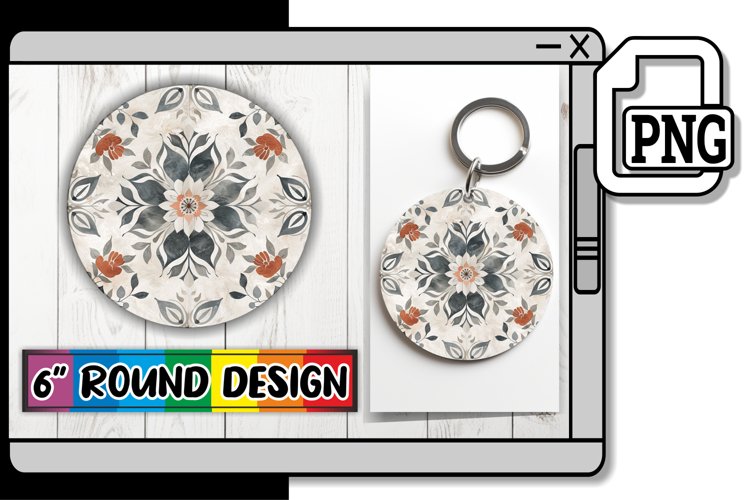 Dynamic Patterns: Abstract Keychain Assortment example image 1