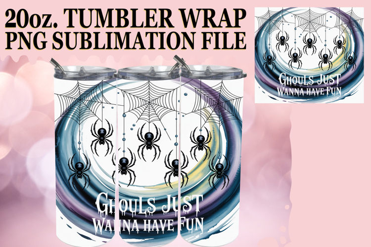 Gentle Breezes 20oz tumbler wrap, Halloween