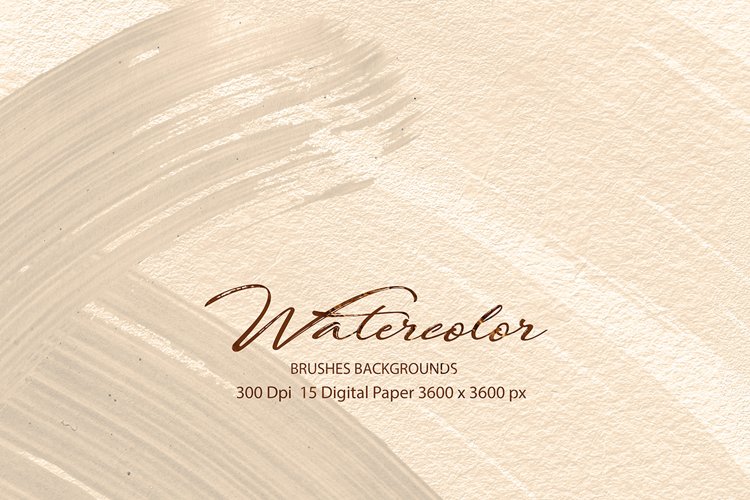 Watercolor Brushes Strokes Textures