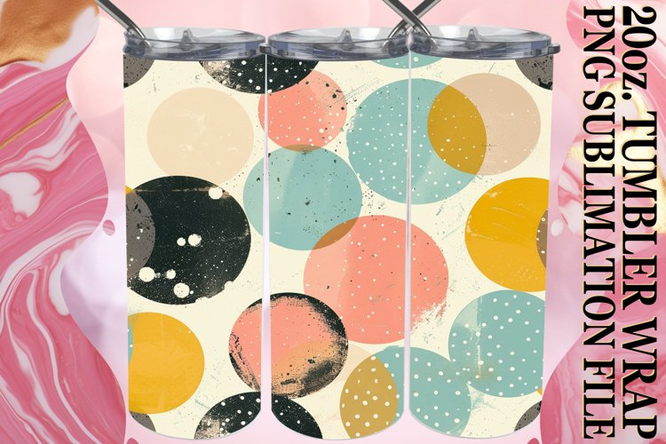 Whimsical Petal Paradise Tumbler Wrap, Colorful Fantasy