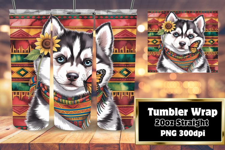 ELEGANT 20oz Tumbler Wrap for Creative Gifts , Cute Dog