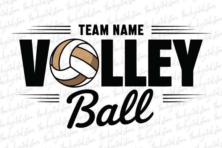 Volleyball Silhouette Image 2