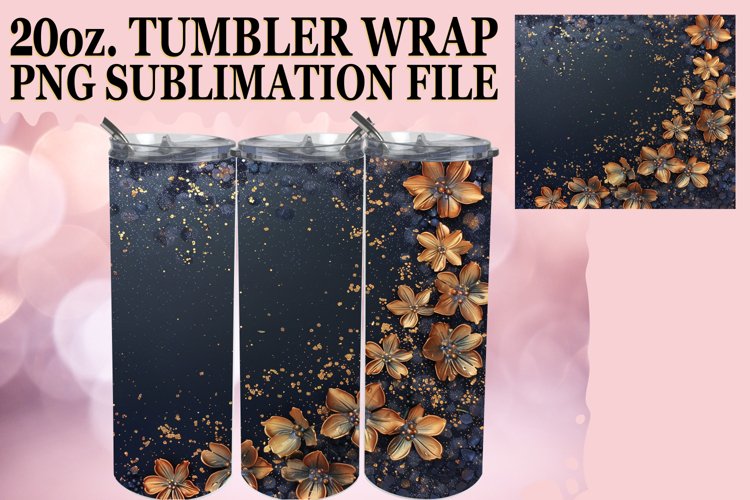 Sparkling Leopard Print Tumbler Graphic: Sublimation - 20oz