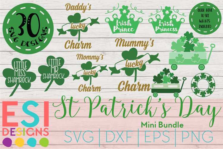 St Patrick's Day SVG Bundle | SVG DXF EPS PNG example image 1