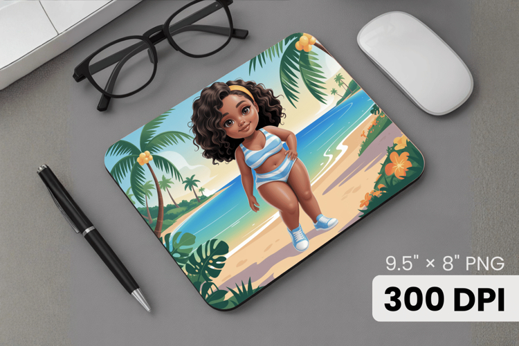 Black Girl Afro Png Image 12