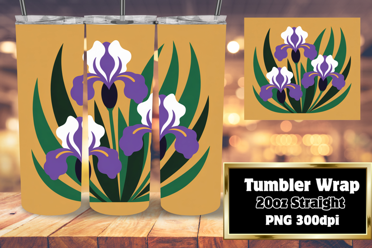 STUNNING 20oz Tumbler Design for Any Occasion , Flowers