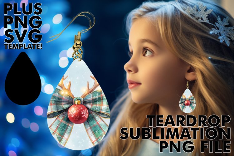 Sweet Teardrop Earrings Gift Ideas, Christmas Bow